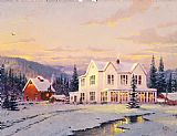 The Lights of Home by Thomas Kinkade